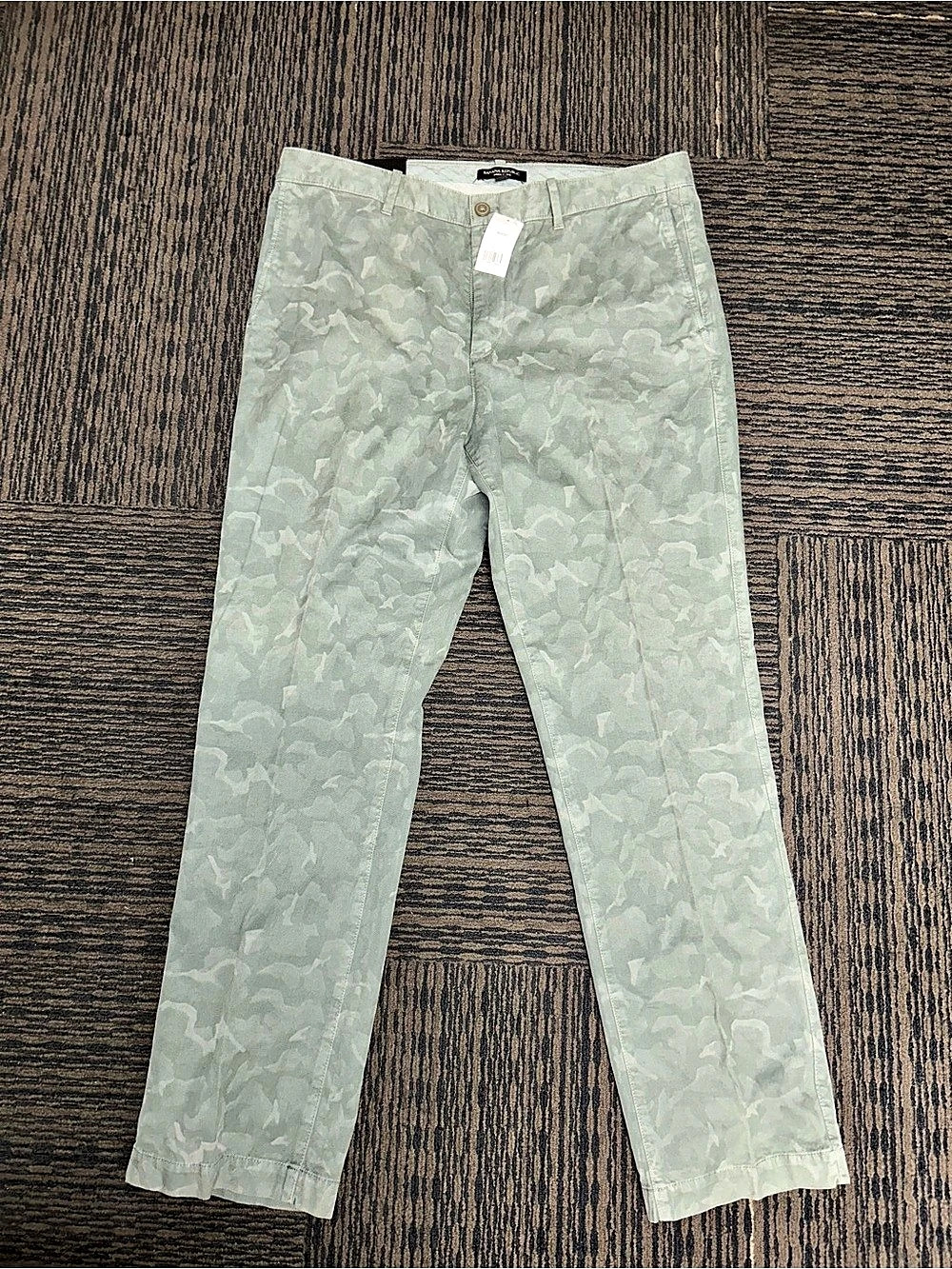 Banana Republic Aiden Chino Slim Fit Camo Chinos Cotton Waist 36x32 NWT